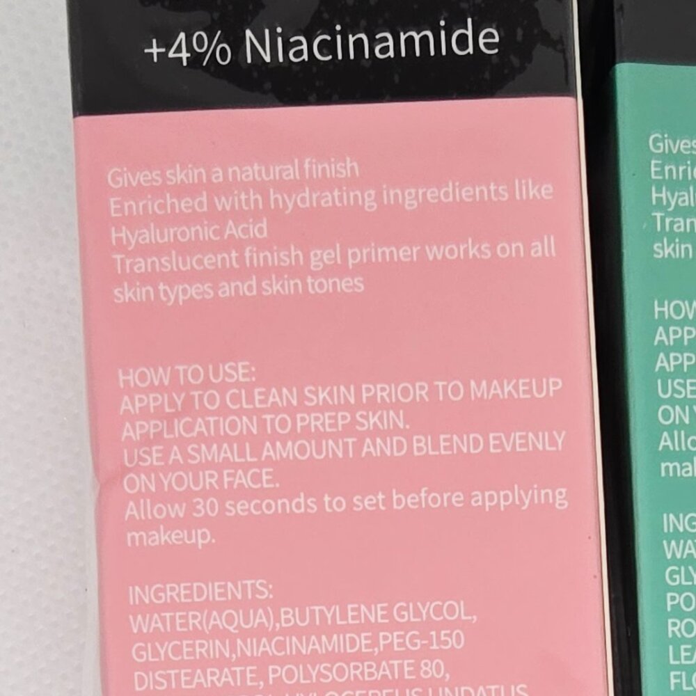 NEW SNAILGIRL PRIMER MAKEUP CLEAR & PRIMER MAKEUP + 4% NIACINAMIDE - Picture 10 of 11